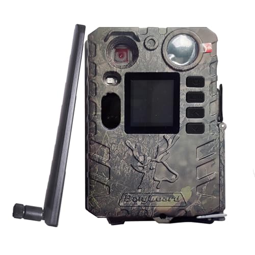 BolyGuard Wildkamera 4G 37MP 4K WLAN mit LCD-Display, Tarnmuster-Gehäuse, Nachtsicht-LED, Drahtlose Übertragung Scharfe Nachtaufnahmen, Farbbilder bei Nacht, Ideal für Wildtierbeobachtung und Sicherhe BolyGuard Wildkamera 4G 37MP 4K WLAN mit LCD-Display, Tarnmuster-Gehäuse, Nachtsicht-LED, Drahtlose Übertragung Scharfe Nachtaufnahmen, Farbbilder bei Nacht, Ideal für Wildtierbeobachtung und Sicherhe von BolyGuard
