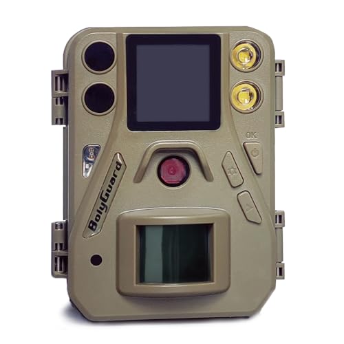 BolyGuard Wildlife Trail Kamera 37 MP 4K Jagd Game Cam 30,5 m Erfassungsbereich 850 nm Low Glow IR LEDs Nachtsicht für Wildlife Überwachung & Home Security & Jagd von BolyGuard