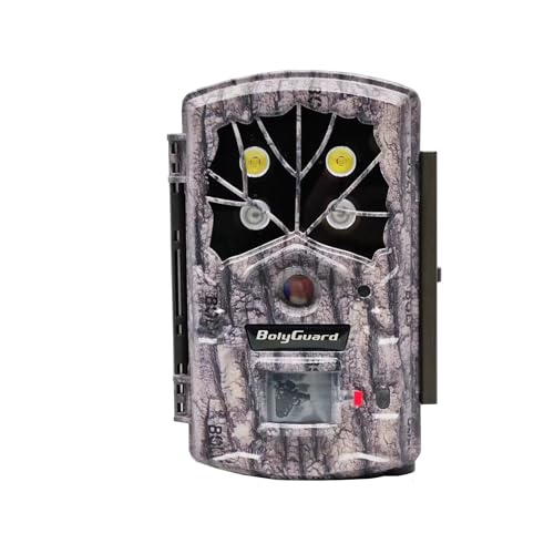 BolyGuard Wildlife Wildkamera 45MP 4K HD Jagdkamera 30,5 m Erfassungsreichweite 40 Stück 940 nm IR-LEDs mit Nachtversion für Wildtierüberwachung und Heimsicherheit (BG590-4K) von BolyGuard