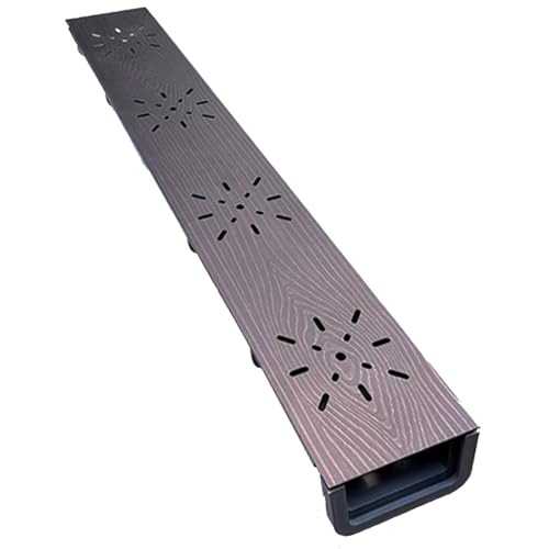 BomDog Flaches Ablauffür Terrassen Im Außenbereich, Rinnenablauf-Set Aus Edelstahl/B/50X7.5X4Cm von BomDog