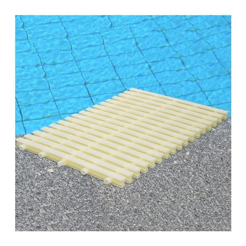 BomDog Schwimmbad-Ablauf-Überlaufgitter, Flexiblenablaufabdeckung, Rutschfester Ablauf-Rinnenschutzfilter/35X100Cm/13.78X39.38In/25Pcs von BomDog