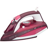 BOMANN DB6005 CB Dampfbügeleisen Keramiksohle 2600 W weiß/rot von Bomann