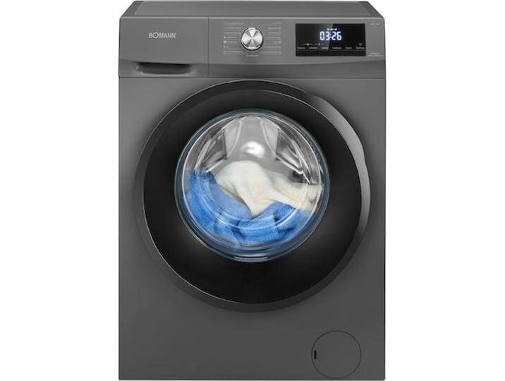 Bomann Waschtrockner WAT 7186 8kg A/D bk, Waschtrockner, Schwarz von Bomann