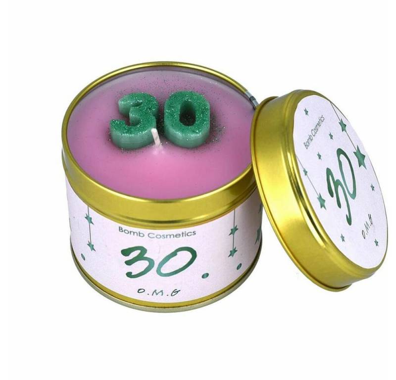 Bomb Cosmetics Duftkerze 30th Birthday, in Metalldose von Bomb Cosmetics