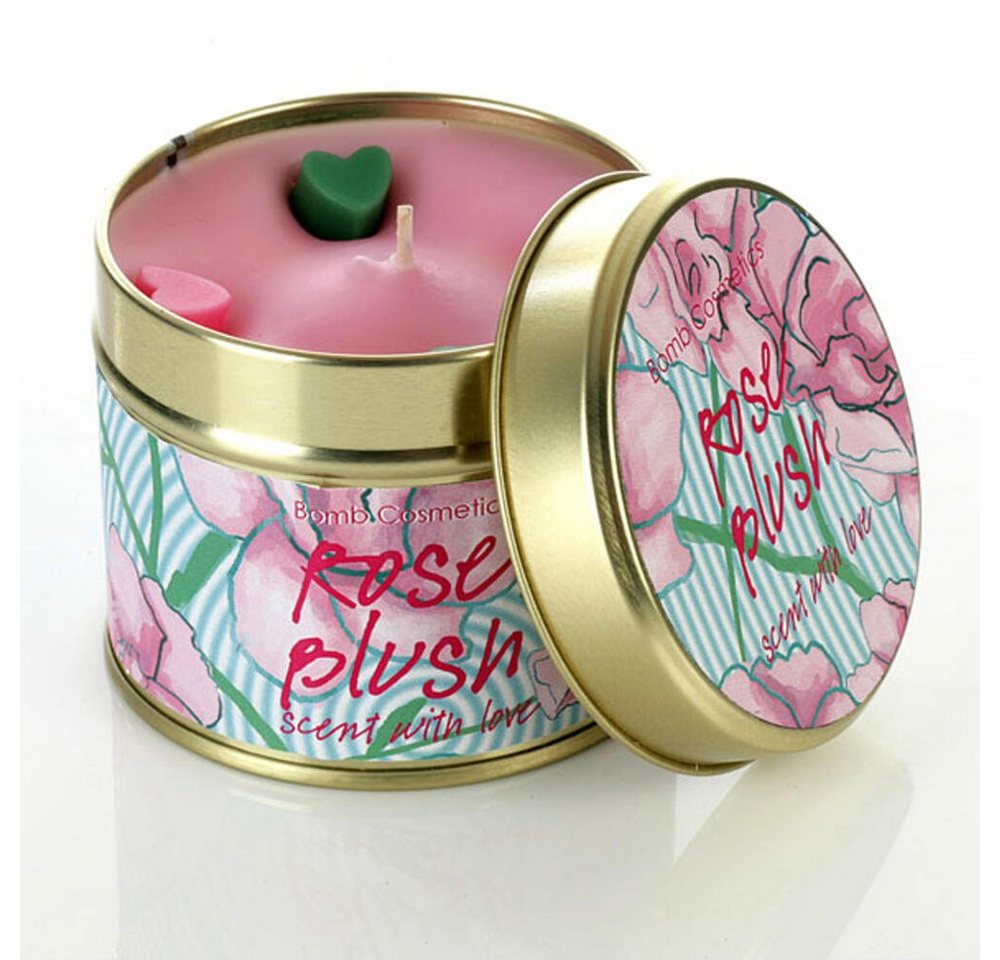 Bomb Cosmetics Duftkerze Rose Blush, in Metalldose von Bomb Cosmetics