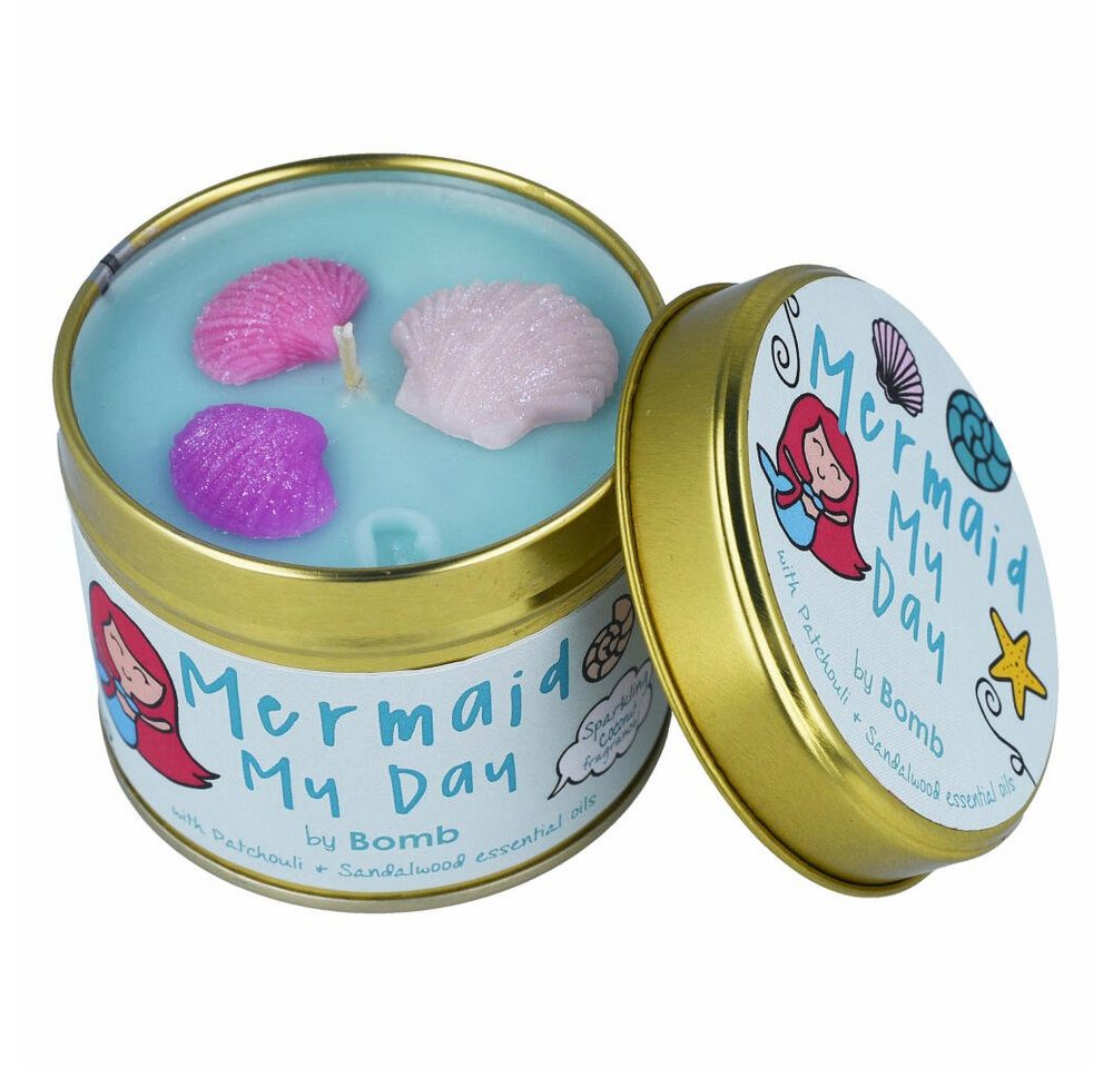 Bomb Cosmetics Duftkerze Scent Stories Mermaid my Day, in Metalldose von Bomb Cosmetics