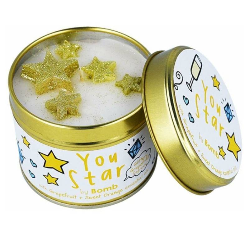 Bomb Cosmetics Duftkerze Scented candle in a tin can You are a star von Bomb Cosmetics