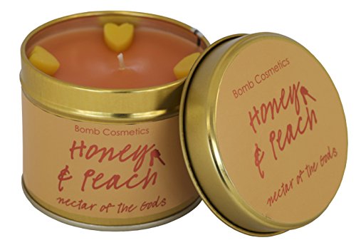 Bomb Cosmetics Duftkerze in Dose, Honey & Peach von Bomb Cosmetics