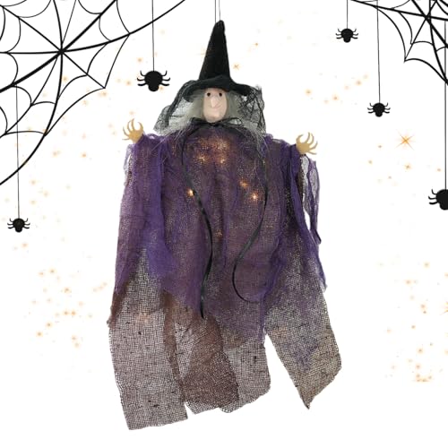 Bomefoi Hexen-Baumschmuck für Halloween Bäume - Leuchtender Gruselhexen Schmuck Für Weihnachtsbaum | Leuchtende Halloween Deko Für Wohnzimmer Garten Terrasse Bomefoi Hexen-Baumschmuck für Halloween Bäume - Leuchtender Gruselhexen Schmuck Für Weihnachtsbaum | Leuchtende Halloween Deko Für Wohnzimmer Garten Terrasse von Bomefoi
