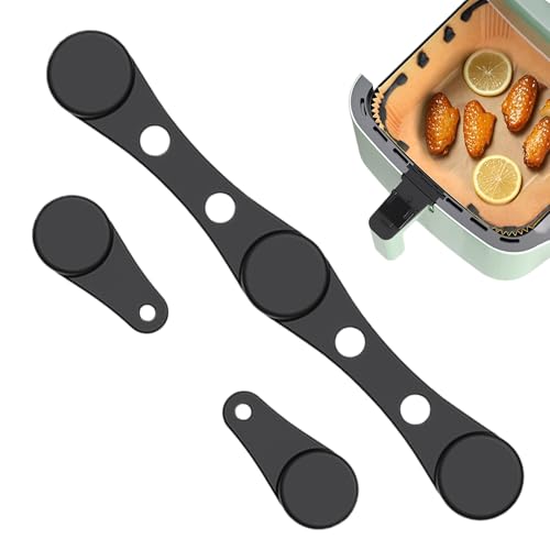 Bomefoi Magnete für ölfreie Fritteusen-Beschichtung - Magnetband aus Silikon für Air Fryer | Hochtemperaturbeständiges Zubehör zur Befestigung von Airfryer in kompakten Küchen von Bomefoi