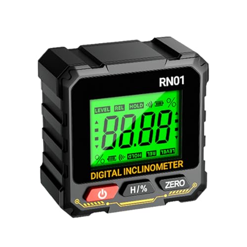 Bomefoi Magnetischer Digitaler Winkelmesser,Digitale Elektronische Wasserwaage und Winkelmesser - Messwerkzeug Mit Winkelmesserfunktion Für Holzwerken, Heimwerken Und Metallarbeiten Bomefoi Magnetischer Digitaler Winkelmesser,Digitale Elektronische Wasserwaage und Winkelmesser - Messwerkzeug Mit Winkelmesserfunktion Für Holzwerken, Heimwerken Und Metallarbeiten von Bomefoi