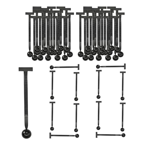 Bomefoi Nylon-Kabelbinder-Schnalle, Auto-Reparatur-Kabelbinder, robuste, selbstsichernde Drahtschnalle, Auto-Reißverschluss-Clips zum Bündeln von Stoßstangen, LKW, Zuhause, Garage, Organisation Bomefoi Nylon-Kabelbinder-Schnalle, Auto-Reparatur-Kabelbinder, robuste, selbstsichernde Drahtschnalle, Auto-Reißverschluss-Clips zum Bündeln von Stoßstangen, LKW, Zuhause, Garage, Organisation von Bomefoi