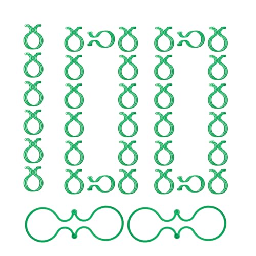 Bomefoi Rankgitter Pflanzenhalter Clips | 100 Stück Tomaten Clips Zur Stabilisierung - Rankhilfe Befestigungshilfe Für Gemüse von Bomefoi