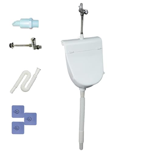 Bomefoi Wand Urinal,Wand Abfluss für Garten | Spül Urinal Mit Deckel Für Außenbereich Garage Hinterhof Badezimmer von Bomefoi