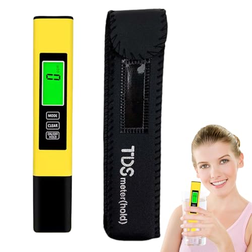 Bomefoi Wasserhärte Test Kit | 4 in 1 Präziser TDS Wasser Tester - Testzubehör Für Haushalt Aquarium Süßwasser Hydrokultur Pool von Bomefoi