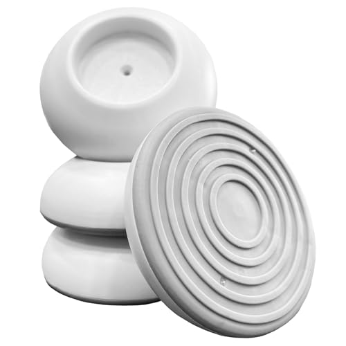 BOMI Elefantenfüße 4er Set rund, Weiß I Wandschutzpads für Treppenschutzgitter ohne Bohren & Türschutzgitter I Antirutsch-Funktion I Wandpads zum Klemmen I Hochwertiges Zubehör für Kinderschutzgitter BOMI Elefantenfüße 4er Set rund, Weiß I Wandschutzpads für Treppenschutzgitter ohne Bohren & Türschutzgitter I Antirutsch-Funktion I Wandpads zum Klemmen I Hochwertiges Zubehör für Kinderschutzgitter von Bomi