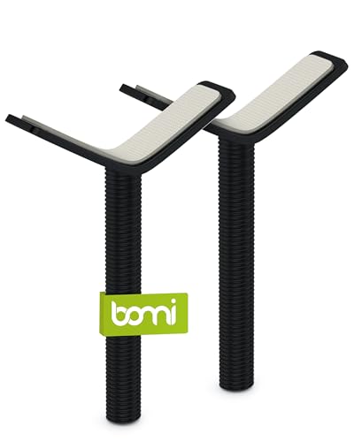 BOMI Y-Adapter 2er Set Schwarz I Metall Spindel für Türschutzgitter und Treppengitter I M10 Gewinde, geeignet für Geländer bis 60 mm I Anti-Rutsch Funktion | Zubehör für Kinderschutzgitter ohne Bohren BOMI Y-Adapter 2er Set Schwarz I Metall Spindel für Türschutzgitter und Treppengitter I M10 Gewinde, geeignet für Geländer bis 60 mm I Anti-Rutsch Funktion | Zubehör für Kinderschutzgitter ohne Bohren von Bomi