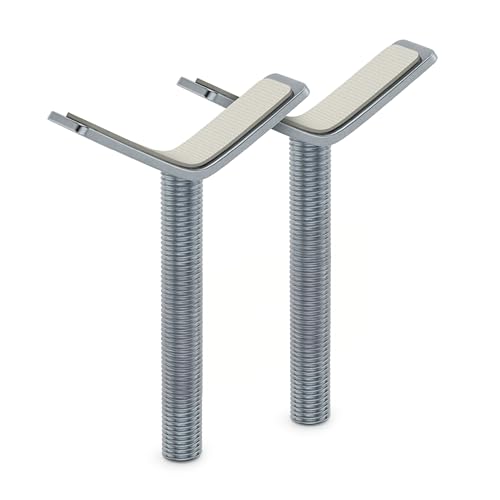 BOMI Y-Adapter 2er Set Silber I Metall Spindel für Türschutzgitter und Treppengitter I M10 Gewinde, geeignet für Geländer bis 60 mm I Anti-Rutsch Funktion | Zubehör für Kinderschutzgitter ohne Bohren BOMI Y-Adapter 2er Set Silber I Metall Spindel für Türschutzgitter und Treppengitter I M10 Gewinde, geeignet für Geländer bis 60 mm I Anti-Rutsch Funktion | Zubehör für Kinderschutzgitter ohne Bohren von Bomi
