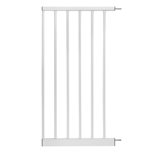 Türschutzgitter-Zubehör von BOMI | Größen: 10-70 cm | klemmbar in weiß aus Metall | Schutzgitter von BOMI Vergrößerung des Treppenschutzgitters durch Anstecken der Erweiterung | 40 cm Verbreiterung von Bomi