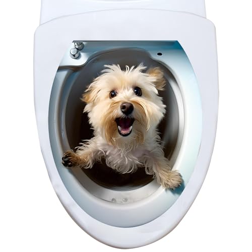 Aufkleber Für Toilettendeckel | -Aufkleber Für Toilettensitz | Wasserdichte Aufkleber Für Toilettendeckel | WC Deckel Klo Aufkleber Sticker - Lustig Toilettendeckel Aufkleber von BommFu