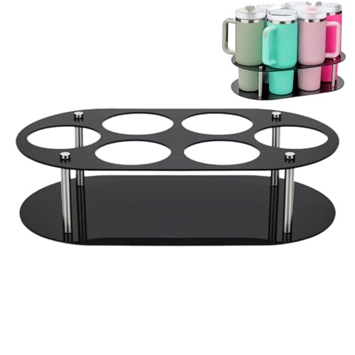 BommFu Becherhalter Organizer | Wasserflaschen-Organizer | Acrylglas Mit 6 Fächern | Küchen Und -Aufbewahrung Für Küchenschrank Arbeitsplatte Esstisch Wohnung Gastronomie BommFu Becherhalter Organizer | Wasserflaschen-Organizer | Acrylglas Mit 6 Fächern | Küchen Und -Aufbewahrung Für Küchenschrank Arbeitsplatte Esstisch Wohnung Gastronomie von BommFu