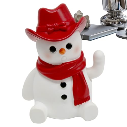 BommFu Christmas Bewegliche Figurine | Bewegliche Arm Weihnachtsdekoration - Interaktive Santa Claus Figur Deko Für Winter Schreibtisch Outdoor Tisch Festliche Garten Büro Küche von BommFu
