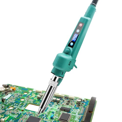 BommFu Elektrischer Lötstift,Temperatur Lötwerkzeuge - Digitales Display Einstellbarer Schweißgerät Für Schmuckprojekte Industrielle Reparaturen Handwerk Metallarbeiten von BommFu