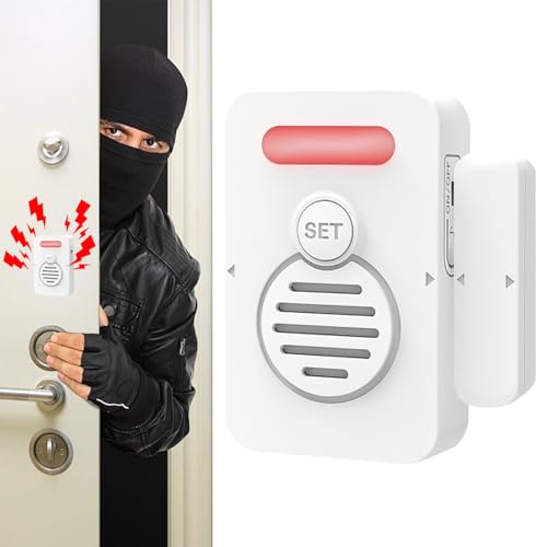 BommFu Gefriertür Alarm | Smarte Türsensoren | Sprachalarm Sensor Für Fenster Raum Laden Zuhause Schule Geschäft Sicherheit von BommFu