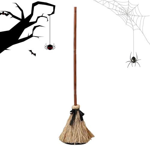 BommFu Halloween Tanzender Besen | Schwebender Hexenbesen | Animierter Magischer Halloween Besen Mit Geräuschen | Unheimliche Dekoration,110 cm - Für Terrasse Wohnbereich Vorgarten BommFu Halloween Tanzender Besen | Schwebender Hexenbesen | Animierter Magischer Halloween Besen Mit Geräuschen | Unheimliche Dekoration,110 cm - Für Terrasse Wohnbereich Vorgarten von BommFu