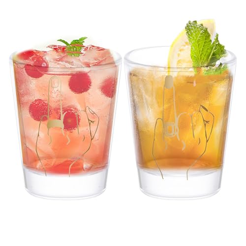 BommFu Hochzeitsweingläser Für Und Bräutigam | Junggesellinnenabschied Ringfinger-Design Humorvolle Whiskygläser - Hochtransparente Getränkebehälter Für Partys Weihnachten Grillabend BommFu Hochzeitsweingläser Für Und Bräutigam | Junggesellinnenabschied Ringfinger-Design Humorvolle Whiskygläser - Hochtransparente Getränkebehälter Für Partys Weihnachten Grillabend von BommFu