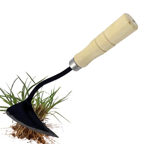 BommFu Jäthacke | Gartenhacke für Unkrautjäten - Vertikaler Wurzelzieher Outdoor Unkrautstecher Für Garten Beet Gewächshaus Rasen Terrasse Bodenbearbeitung Frauen Männer BommFu Jäthacke | Gartenhacke für Unkrautjäten - Vertikaler Wurzelzieher Outdoor Unkrautstecher Für Garten Beet Gewächshaus Rasen Terrasse Bodenbearbeitung Frauen Männer von BommFu