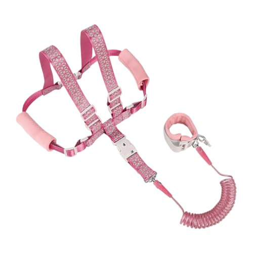 BommFu Kinder Geschirr Mit Leine,Baby Sicherheitsleine - Justierbare Anti Verlust Sicherheitsleine Reflektierend Mit Schloss Für Draußen Spaziergänge Sicherheit Zubehör BommFu Kinder Geschirr Mit Leine,Baby Sicherheitsleine - Justierbare Anti Verlust Sicherheitsleine Reflektierend Mit Schloss Für Draußen Spaziergänge Sicherheit Zubehör von BommFu
