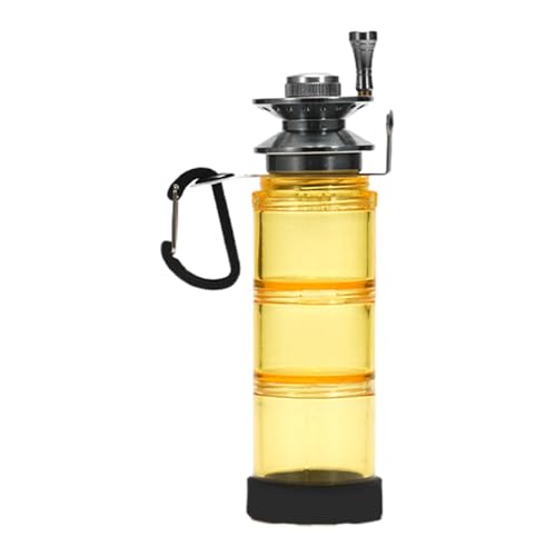 BommFu Köderhalter | Köderbox Für Angler - Dreischichtige Trennwände tragbarer wasserdichter Koffer mit Flaschenzubehör für Outdoor Kajak Camping Wandern Kinder Boot Salzwasser Angelzubehör von BommFu