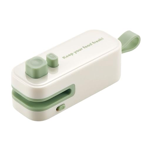 BommFu Mini Snackbeutel Versiegelungswerkzeug - Kleine Snackbeutel Versiegelungsmaschine | USB-Aufladbarer Frischehalte-Clip für Lebensmittel wie Fleisch Chips BommFu Mini Snackbeutel Versiegelungswerkzeug - Kleine Snackbeutel Versiegelungsmaschine | USB-Aufladbarer Frischehalte-Clip für Lebensmittel wie Fleisch Chips von BommFu