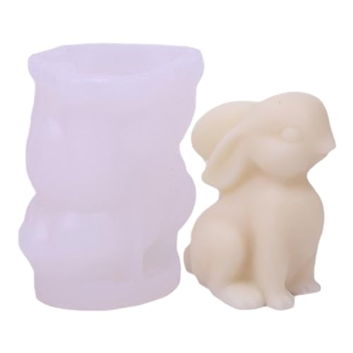 BommFu Osterhasen-Silikonform | Hasen-Kerzenform | -Backform | Fondant-Silikonform | Tier-Kerzenform | Kuchenform - Hasen-Kerzenform Für Selbstgemachte Kuchendekoration BommFu Osterhasen-Silikonform | Hasen-Kerzenform | -Backform | Fondant-Silikonform | Tier-Kerzenform | Kuchenform - Hasen-Kerzenform Für Selbstgemachte Kuchendekoration von BommFu