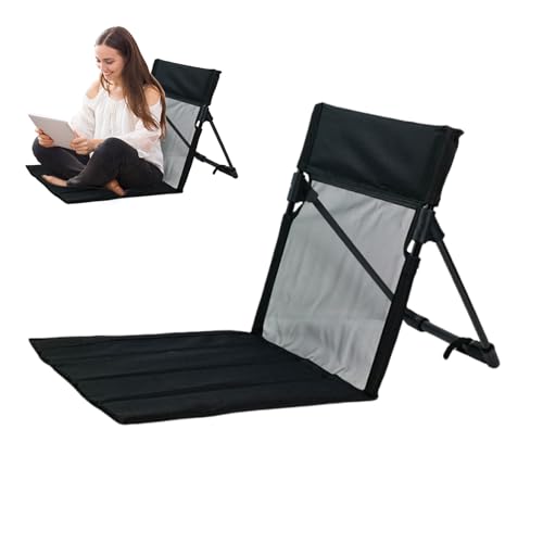 BommFu Outdoor Klappstuhl - Gartenstuhl Mit Rückenlehne | Bodensitz Für Picknick Outdoorfeste Wandern Camping Garten Terrasse von BommFu