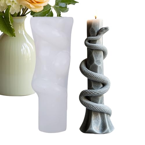 BommFu Schlange Körper Säule Kerzenform Silikon | Tier Kerzen Silikonform - Schlange Säule Silikonform für Sojawachs Kerzen, Gips, Epoxidharz, Handwerk BommFu Schlange Körper Säule Kerzenform Silikon | Tier Kerzen Silikonform - Schlange Säule Silikonform für Sojawachs Kerzen, Gips, Epoxidharz, Handwerk von BommFu