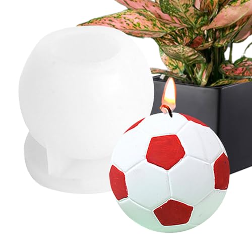 BommFu Silikon-Kerzenformen Fußball | Fußball-förmige Kerzenherstellungsformen | Kerzen-Silikonformen | Fußball-Schokoladenformen - Zur Herstellung Von Kerzen, Harz, Aromatherapie-Kerzen BommFu Silikon-Kerzenformen Fußball | Fußball-förmige Kerzenherstellungsformen | Kerzen-Silikonformen | Fußball-Schokoladenformen - Zur Herstellung Von Kerzen, Harz, Aromatherapie-Kerzen von BommFu