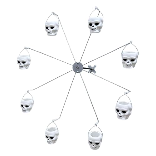 BommFu Vogelfutter,Futterspender für Wildvögel im Freien | Halloween Schwalben Futterbehälter mit 8 Eimern für Wellensittiche und Spatzen für Outdoor Naturliebhaber Rasen Garten Terrasse und BommFu Vogelfutter,Futterspender für Wildvögel im Freien | Halloween Schwalben Futterbehälter mit 8 Eimern für Wellensittiche und Spatzen für Outdoor Naturliebhaber Rasen Garten Terrasse und von BommFu