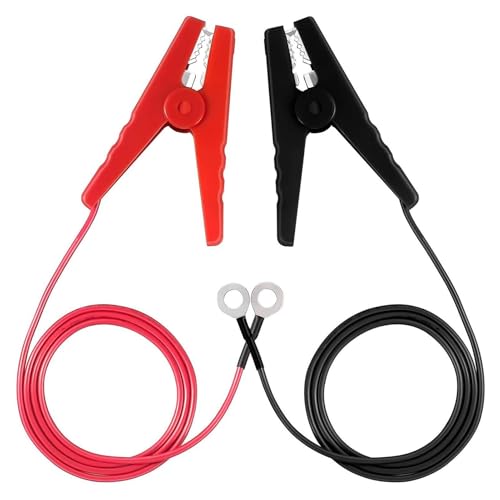 BommFu Weidezaun Elektrozaun Zubehör | 2 Stück Elektrozaun Clips | Kabelzaun Clips Mit Krokodilklemmendesign - Ersatzkabelzaun Für Den Außenbereich von BommFu
