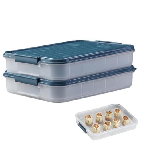 Kühlschrank-Aufbewahrungsbehälter | Frischhaltedosen Mit Deckel | Aufschnittbox Stapelbar | Fresh Aufschnittbox Organizer - Mehrweg Stackables Lebensmittel Aufbewahrungsbox Für Käse, Fleisch, Wurst von BommFu