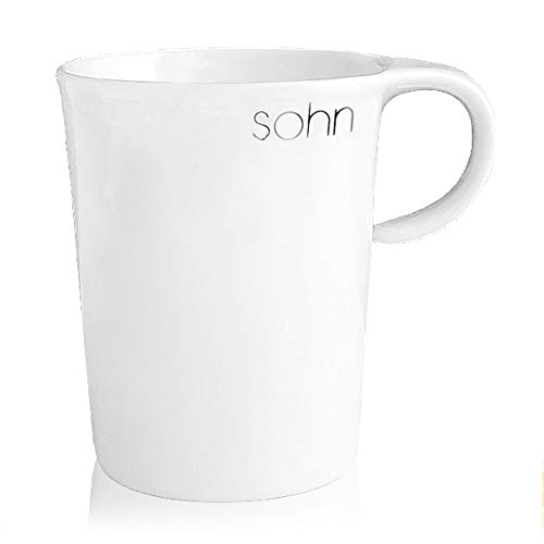 BonApart Becher Kaffeebecher Teebecher Henkelbecher mit Schriftzug Made in Germany (Sohn) von BonApart