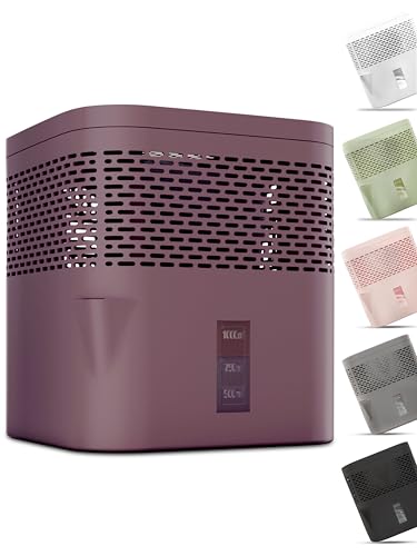 BonAura® AirOne Lite Badezimmer & Küche Luftentfeuchter ohne Strom mit 360° Belüftung I Raumentfeuchter mit Ausgießer & 450g Luftentfeuchter Granulat I Raum Entfeuchter bis 16m² von BonAura