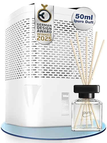 BonAura AirOne Set – Luftentfeuchter ohne Strom & 50ml Duftstäbchen Ipuro Cotton Fields – Raumentfeuchter mit Ausgießer & 680g Granulat BonAura AirOne Set – Luftentfeuchter ohne Strom & 50ml Duftstäbchen Ipuro Cotton Fields – Raumentfeuchter mit Ausgießer & 680g Granulat von BonAura