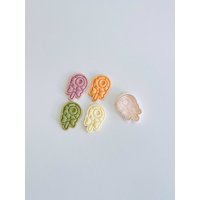 Augapfel-Lollipop-Ausstechform | Halloween Augapfel-Ausstechform Stempel-Set Lollipop Candy Fondant Formen 3D Gedruckt von BonBunnyBake