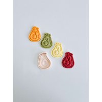 Avocado-Ausstechform | Fitness Essen Cookie Cutter Stempel Set Niedliche Avocado-Fondantform 3D Gedruckt von BonBunnyBake