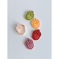 Eichel Cookie Cutter | Herbst Stempel Set Kreative Formen Wald Thema Fondant 3D Gedruckt von BonBunnyBake