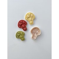 Frühlings Pilz Cookie Cutter - Boho Pflanzen Ausstecher Stempel Set | Frühlingskekse 3D Gedruckte Backgeschenke von BonBunnyBake