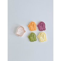 Geist-Ausstechform Süßer Halloween-Geist-Plätzchen-Ausstecher-stempel-Set | Floaty Ghost Fondant Formen 3D Gedruckt von BonBunnyBake