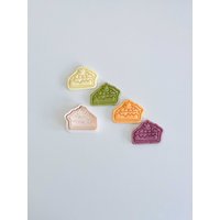 Kürbiskuchen Ausstecher | Stempel Set Thanksgiving Kürbis Kuchen Scheibe Herbst Mit Creme Fondant Formen 3D Gedruckt von BonBunnyBake